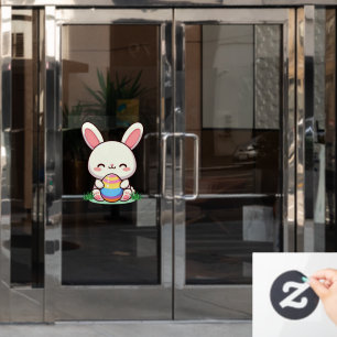 Cute spring/Easter bunny with egg
