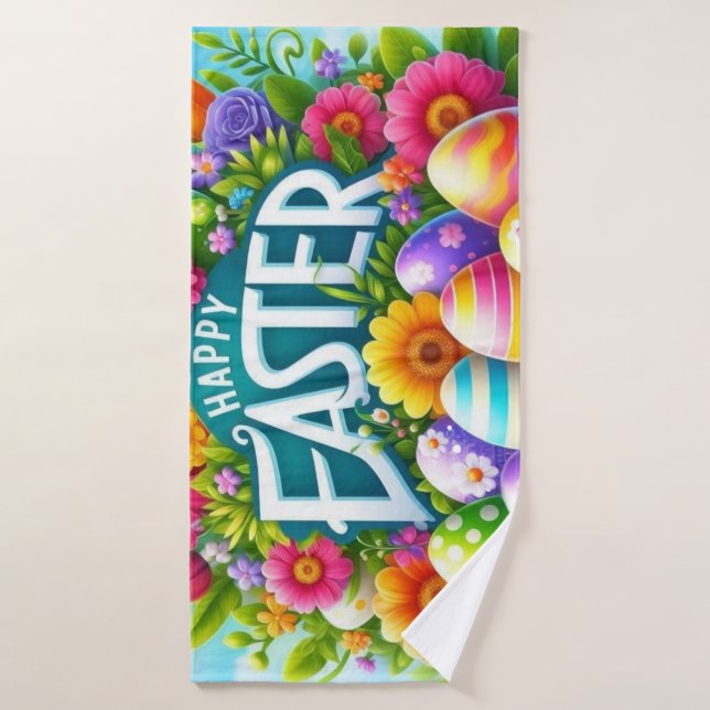 Cute spring/Easter egg Bath Towel (Bath Towel)