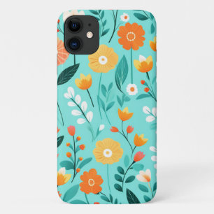 Cute Spring Floral Colorful Wildflower Pattern  Case-Mate iPhone Case