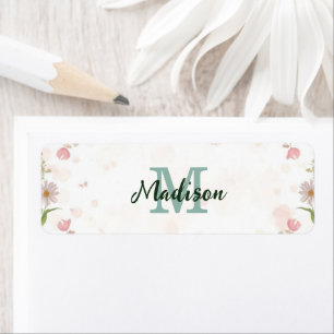 Cute Spring Flower Wildflower Bouquet Butterflies