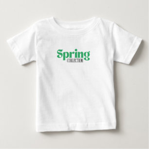 ​Cute Spring Typography Baby T-Shirt   Seasonal Ki