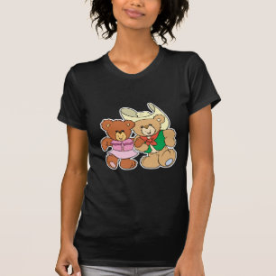 cute square dancing teddy bears design T-Shirt