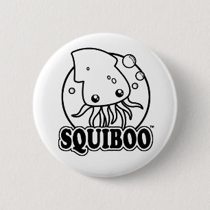 Cute Squid Button