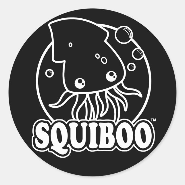 Cute Squid Sticker (Front)