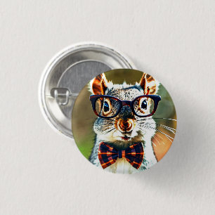Cute Squirrel 3 Cm Round Badge
