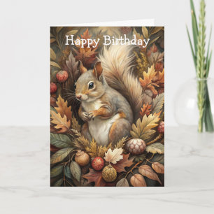 Cute Squirrel Card