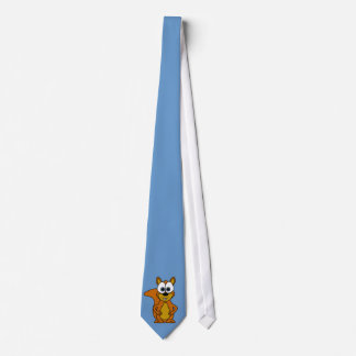 Cute Squirrel Cartoon Tie