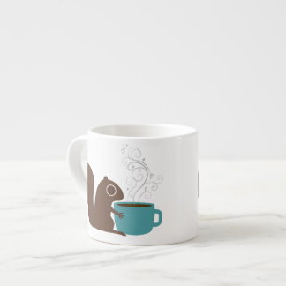 Cute Squirrel Coffee Lover | Wild Critter Espresso Cup