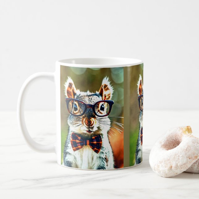 Cute Squirrel Coffee Mug (With Donut)