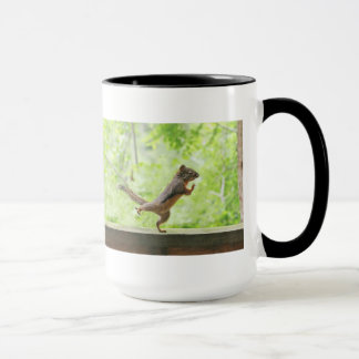 Cute Squirrel Doing Tai Chi Mug