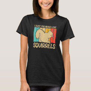 Cute Squirrel For Men Women Squirrel Pet Rodent T-Shirt