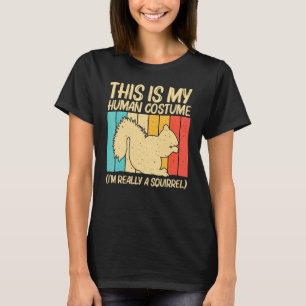 Cute Squirrel For Men Women Squirrel Pet Rodent T-Shirt
