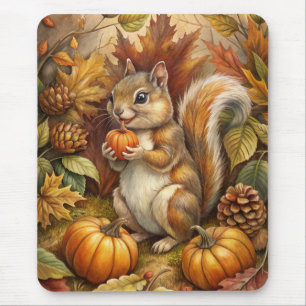 Cute Squirrel Mouse Pad