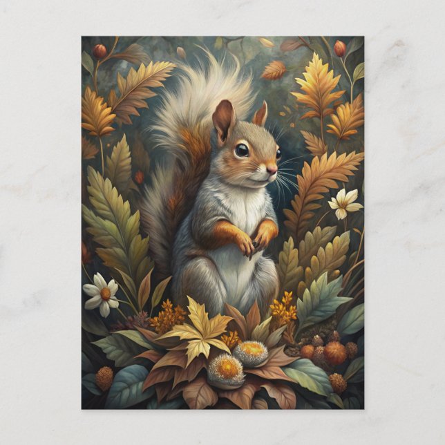 Cute Squirrel Postcard (Front)
