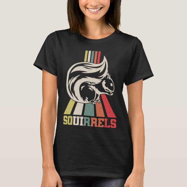 Cute Squirrel Rodent  Squirrels  1 T-Shirt (Front)