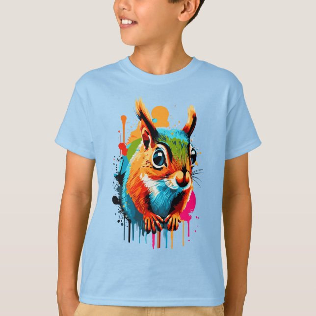 Cute Squirrel T-Shirt - Squirrel Rodent (Front)