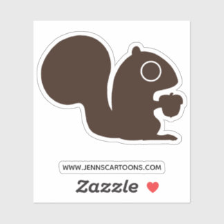 Cute Squirrel with Nut | Whimsical Woodland Animal