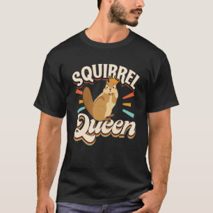 Cute Squirrels Rodent Squirrel Queen T-Shirt