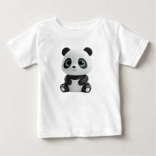 Cute Squishy Baby Panda Toy Render T-Shirt