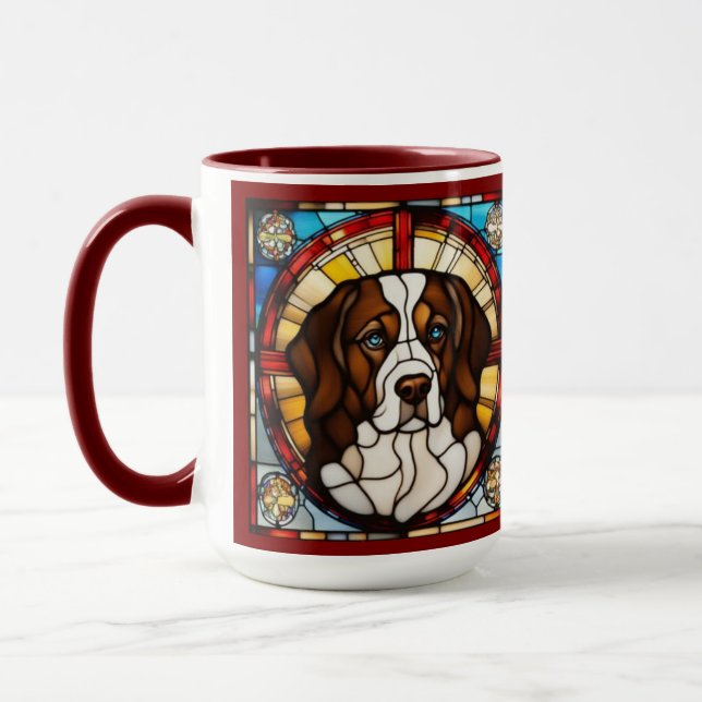 Cute St. Bernard Coffee Mug (Left)