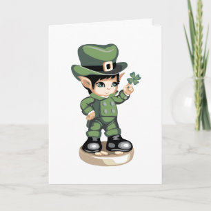 Cute St Patrick's Day Card ."See a Clover"