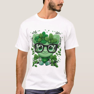 cute st Patricks day cute shamrock wherein glasses T-Shirt
