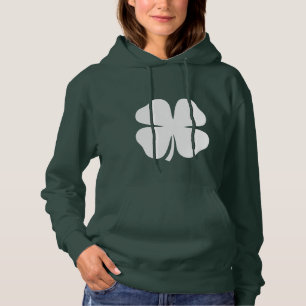 Cute St Patricks Day hoodie for women Shamrock