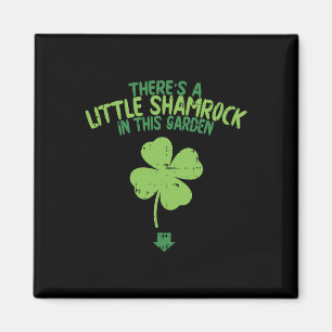 Cute St Patricks Day Pregnancy Announcement Shirt Magnet