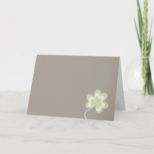 Cute St. Patrick's Day Shamrock Card