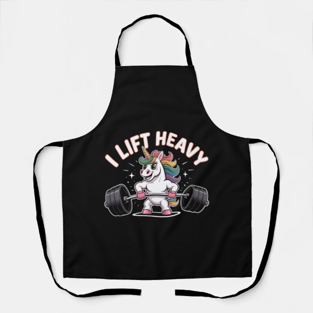 Cute Stacked Kawaii Cats – “Wow!! Hi” Apron (Front)