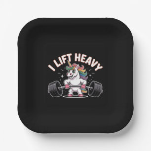 Cute Stacked Kawaii Cats – “Wow!! Hi” Paper Plate