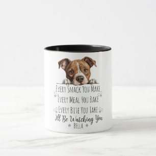 Cute Staffordshire Dog Funny Custom Mug