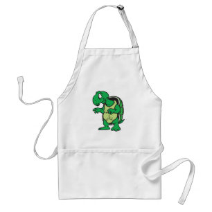 cute standing turtle standard apron