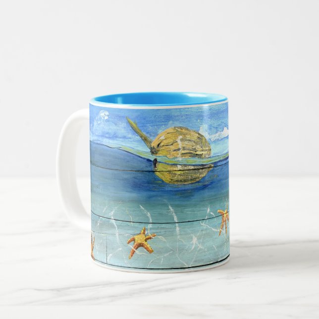Cute Starfish Mug For The Coffee Cup Lover (Front Left)