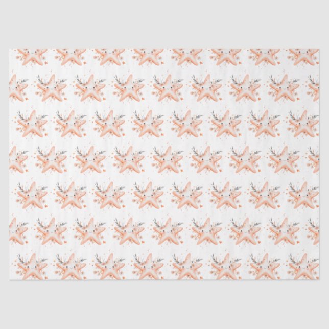 Cute Starfish Tissue Paper (Front)