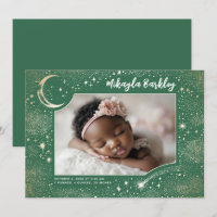 Cute Stars Moon Celestial Newborn Photo Birth