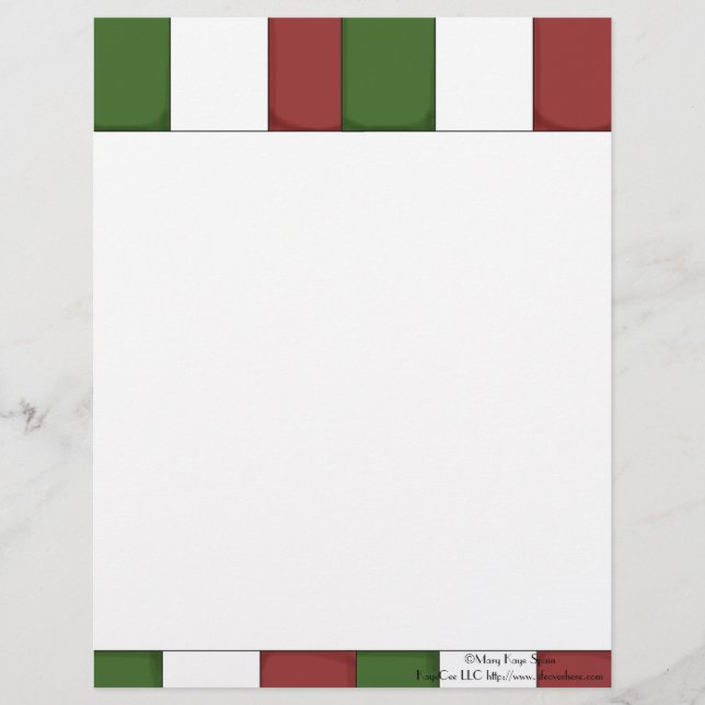 Cute Stationery Personalized Letterhead (Front)