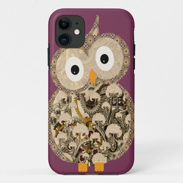 Cute Steampunk Owl iPhone 5 covers (Back)