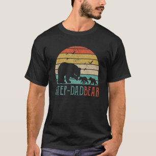 Cute Step Dad Bear  Vintage Retro  1 T-Shirt