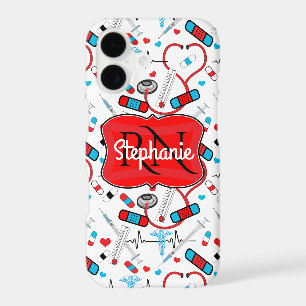 Cute Stethoscope Nurse   Doctor EKG Pattern Name