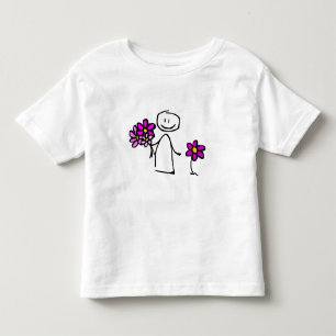 Cute Stick Figure Toddler T-Shirt