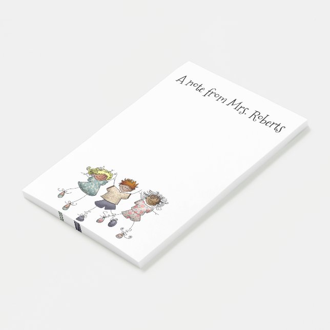 Cute Stick Figures  Post-it Notes (Angled)