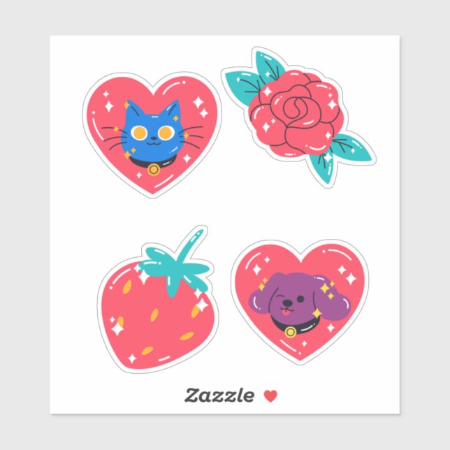 Cute Sticker (Sheet)