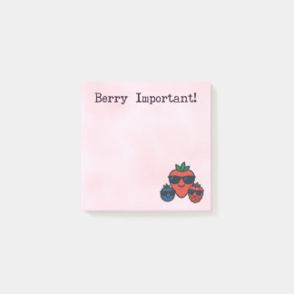 Cute Sticky Notes | Berry Important Post-Its