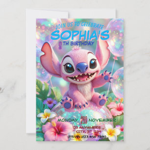CUTE STITCH INVITATION