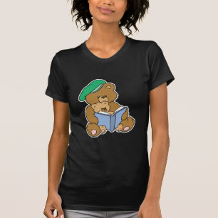 Cute Story Time Teddy Bear Design T-Shirt