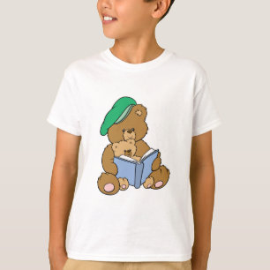 Cute Story Time Teddy Bear Design T-Shirt