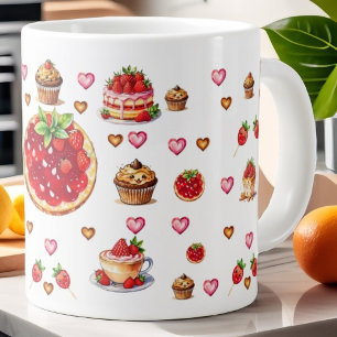Cute Strawberry 💗🍓🥨 Coffee Mug