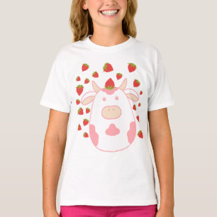 Cute Strawberry Cow T-Shirt
