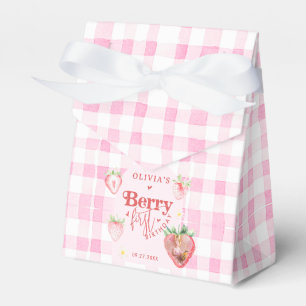 Cute Strawberry Daisy Berry First Photo Brithday Favour Box